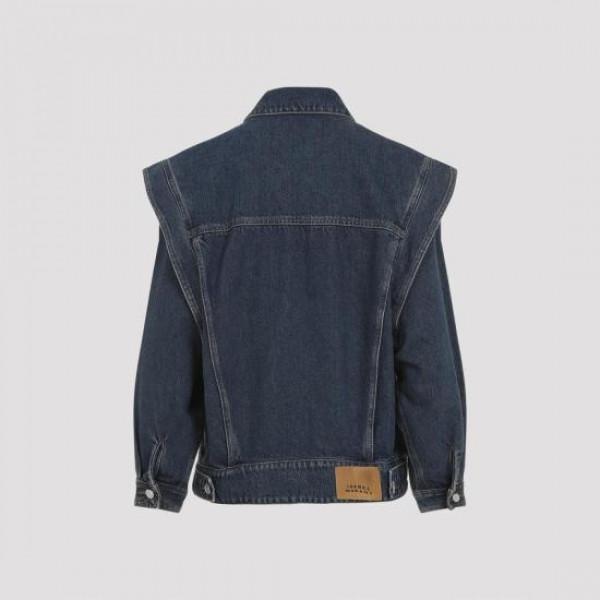 Isabel Marant Denim Jacket HARMON Blue Women’s Casual Outerwear