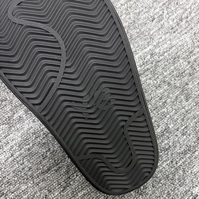 Y-3 Yohji Yamamoto Logo Slide Sandals Black Men's Slippers KI4033