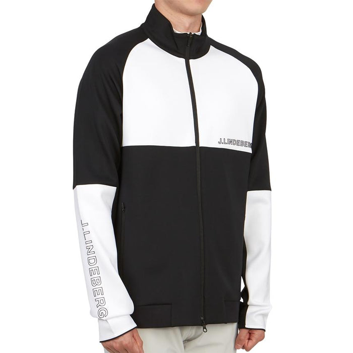 J LINDEBERG Men’s Golf Mid Layer Jacket Black