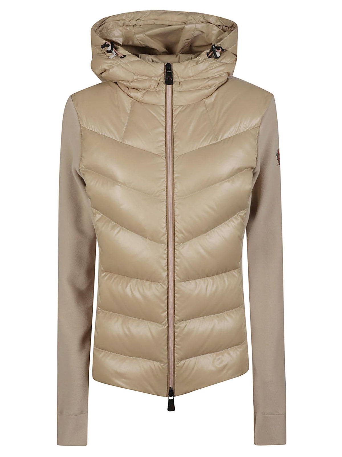 Moncler Knit Jacket Women’s Black Wool Blend Zip-Up Jacket