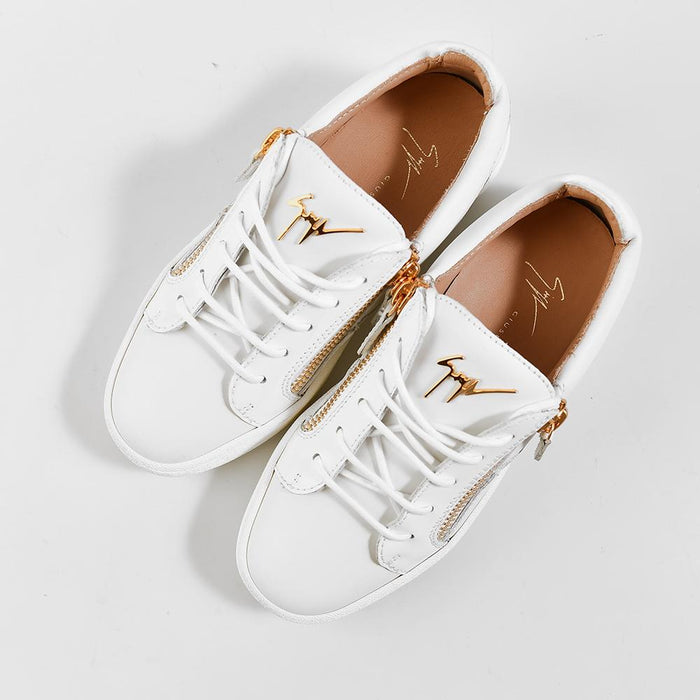Giuseppe Zanotti Gail May London White Low-Top Sneakers