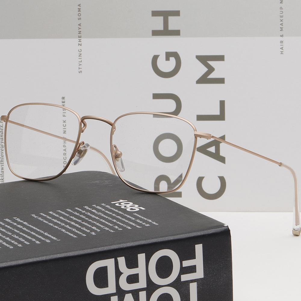 Retrosuperfuture Ultralight Gold Metal Frame Eyeglasses NUMERO 50 OROBIANCO 3IH