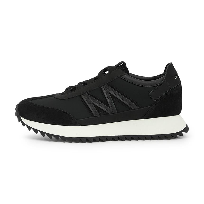 Moncler Men’s Pacey 2 Low-Top Sneakers Black Leather