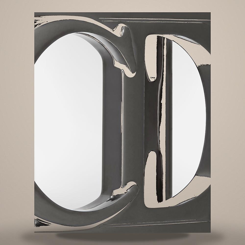 DIOR CD Icon Belt Ruthenium Finish Brass 35mm 4948RUMET H07K