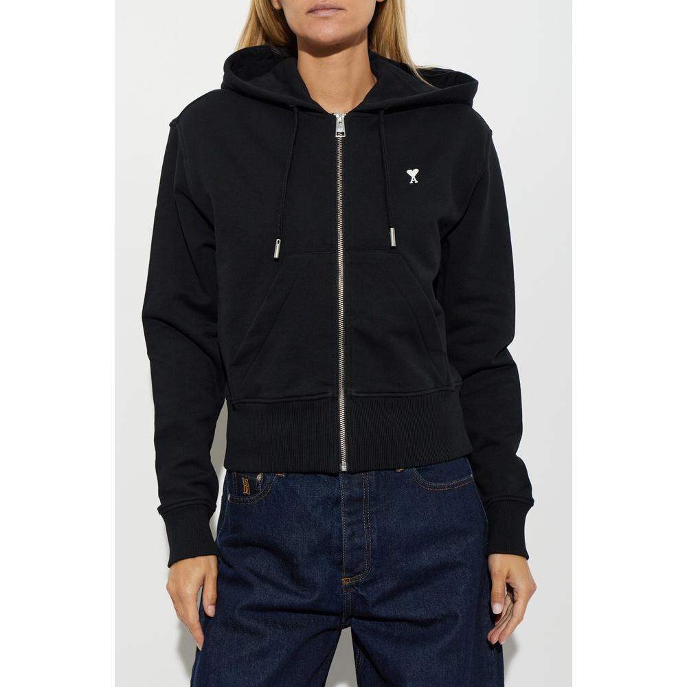 AMI Heart Logo Women’s Zip-Up Hoodie Jacket