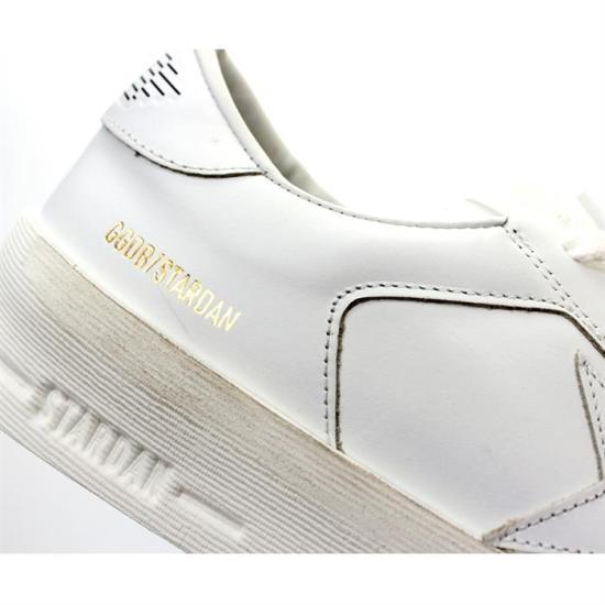 GOLDEN GOOSE Star Dan Low-Top Sneakers Optic White Leather Men