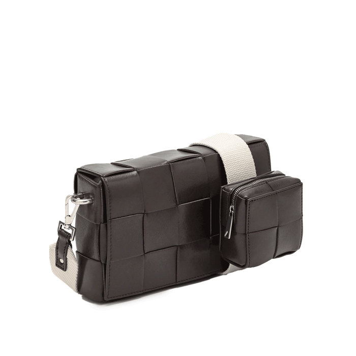 Bottega Veneta Intrecciato Leather Cassette Crossbody Bag for Men