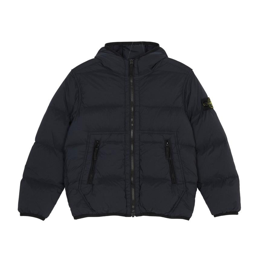STONE ISLAND Kids Down Puffer Jacket Black