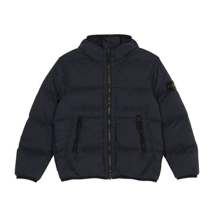 STONE ISLAND Kids Down Puffer Jacket Black