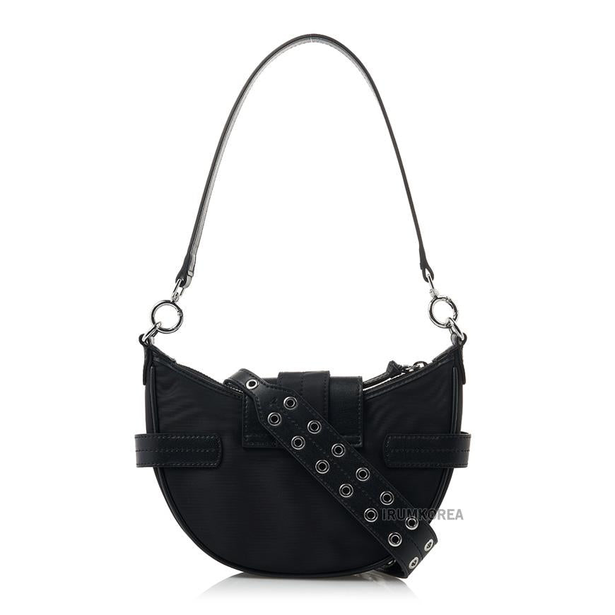 GANNI Women’s Small Burkey Crossbody Bag Black