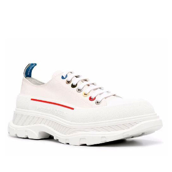 Alexander Mcqueen Multicolor Eyelet Tread Slick Low-Top Sneakers