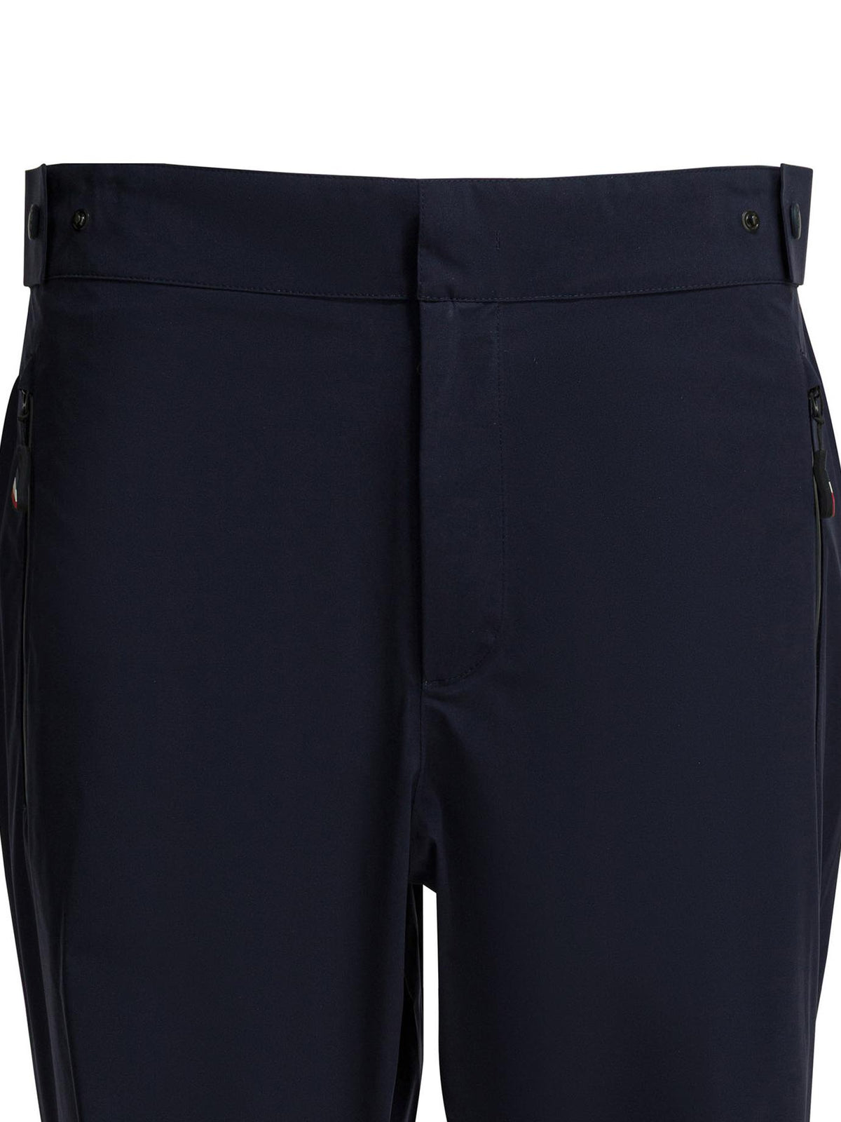 Moncler Navy Wool Suit Trousers for Men