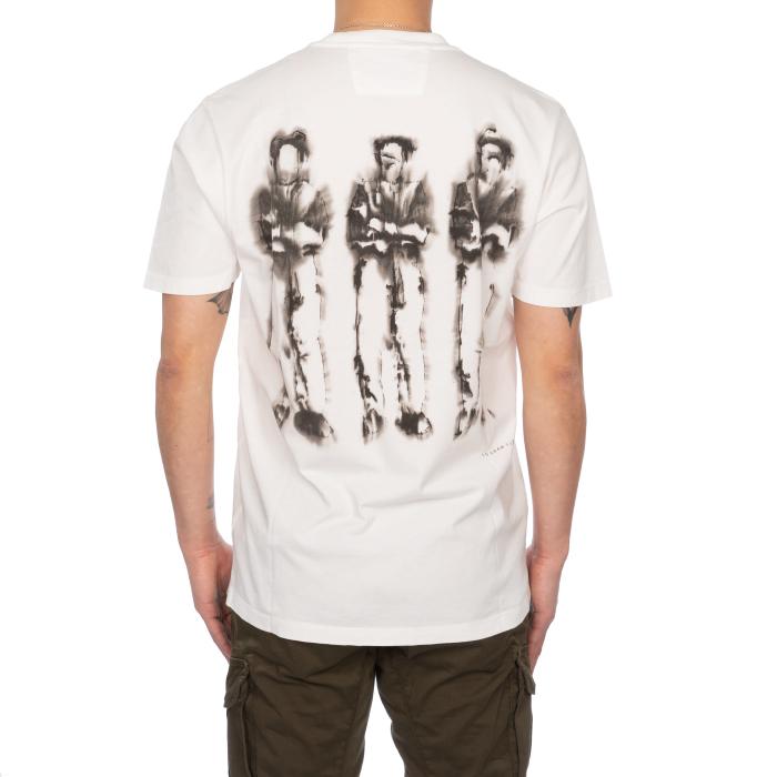CP Company Logo Print Short Sleeve T-Shirt Men White Cotton