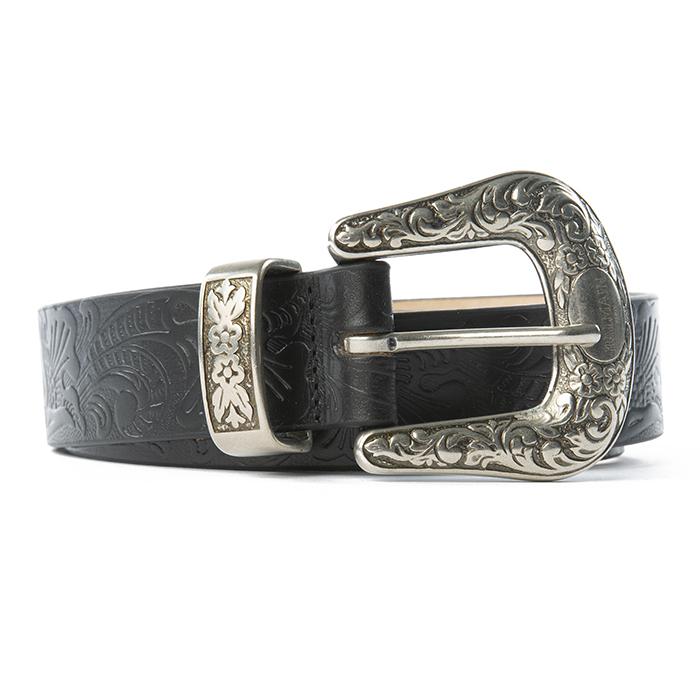 Balmain Women’s Buffalo Western Belt Black