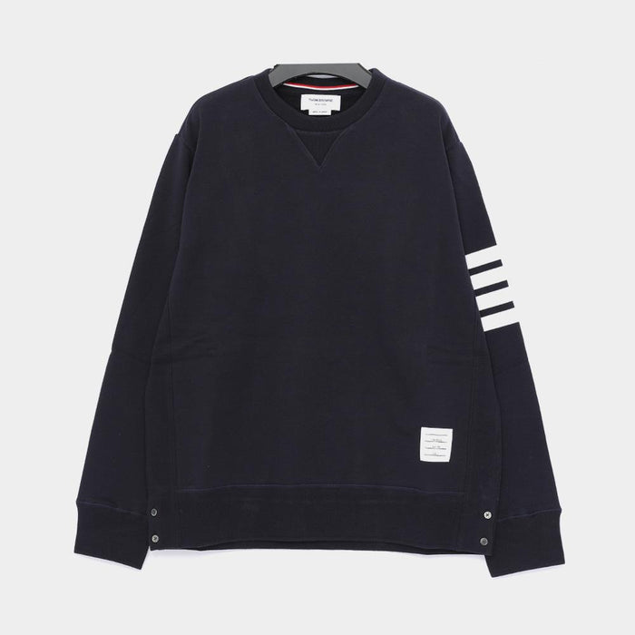 THOM BROWNE Armband Stripe Oversized Men’s Sweatshirt MJT021L 00535 461