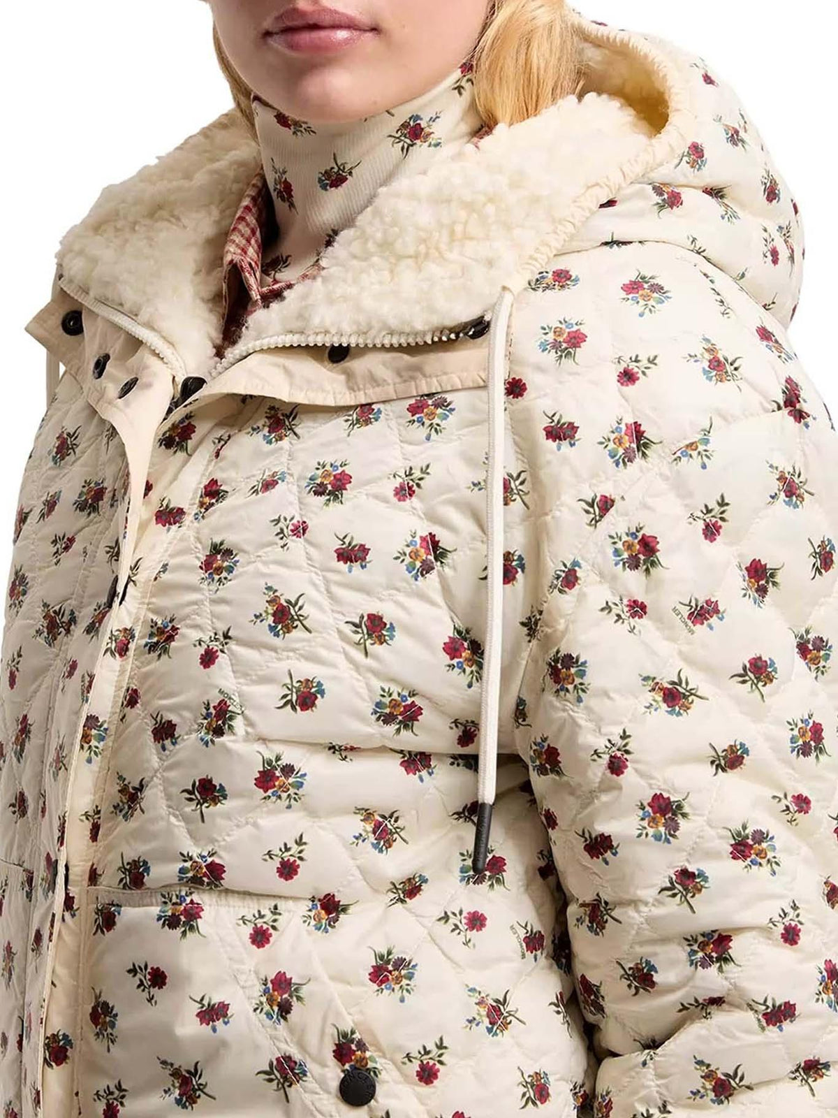 Moncler Beige Down Puffer Jacket Women’s