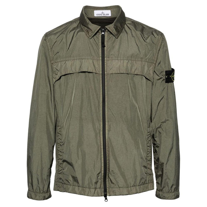 STONE ISLAND Crinkle Reps Overshirt Jacket Regular Fit Men’s Navy