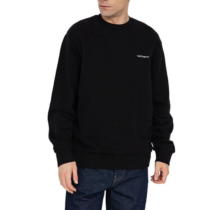 CARHARTT WIP Script Logo Fleece Sweatshirt Men’s I034496 0D2XX