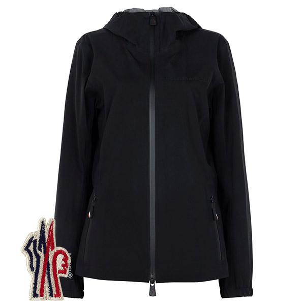 Moncler Black Grenoble Valles Hooded Windbreaker Zip Jacket 1A00010 5987M 999