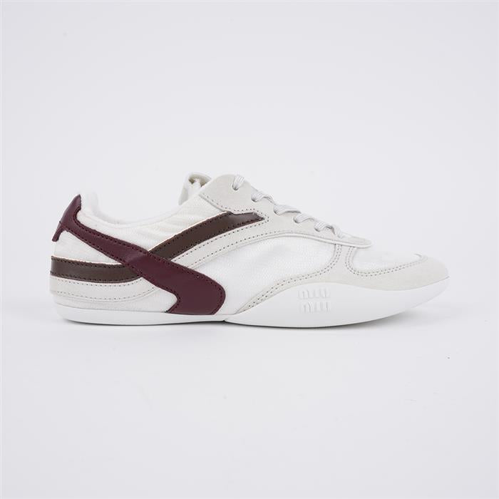 Miu Miu White Low-Top Sneakers