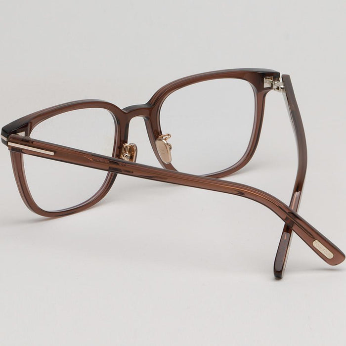 TOM FORD Blue Light Blocking Semi-Transparent Brown Acetate Eyeglas TF5998KB 045