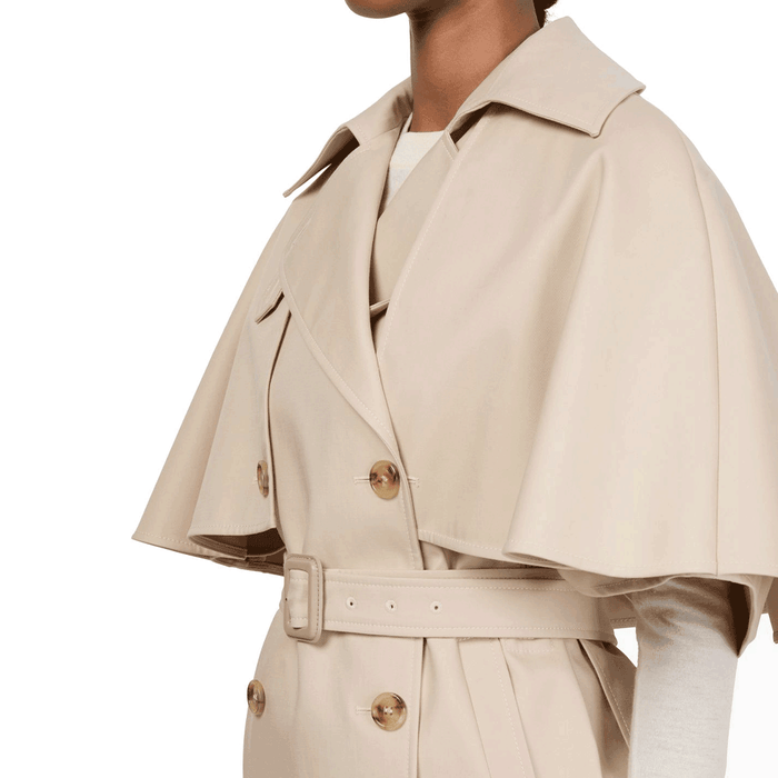 Max Mara Wool Cape Mantle Coat Sigfried 24736021600 001