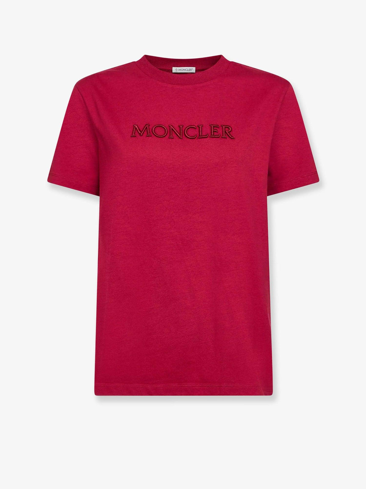 Moncler Short Sleeve T-Shirt Navy Cotton Women’s Top