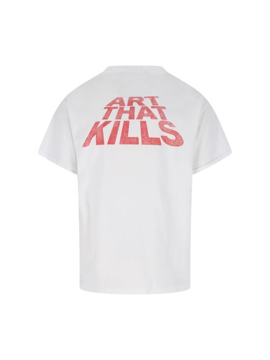 GALLERY DEPT. Short Sleeve T-Shirt for Men TOP011 CLEAN WHITE DOM