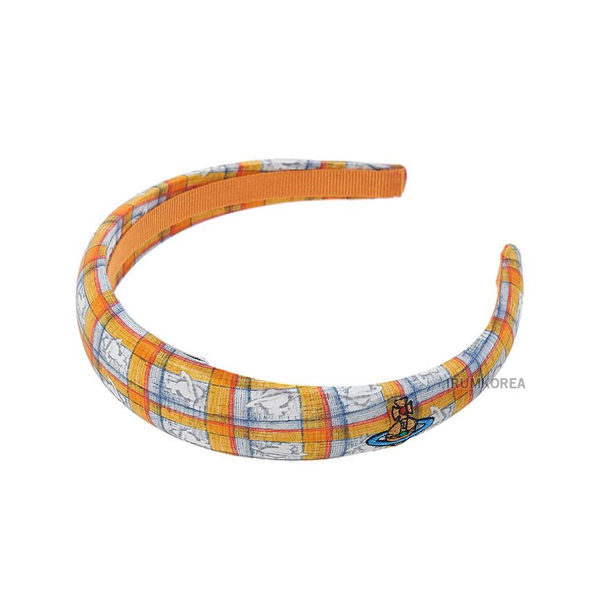 Vivienne Westwood ORB Logo Embroidered Headband Navy
