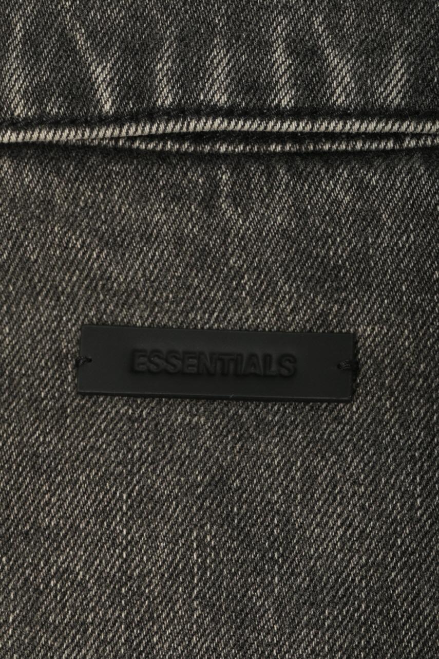 Fear of God Essential Vintage Black Denim Trucker Jacket 202BT244270F