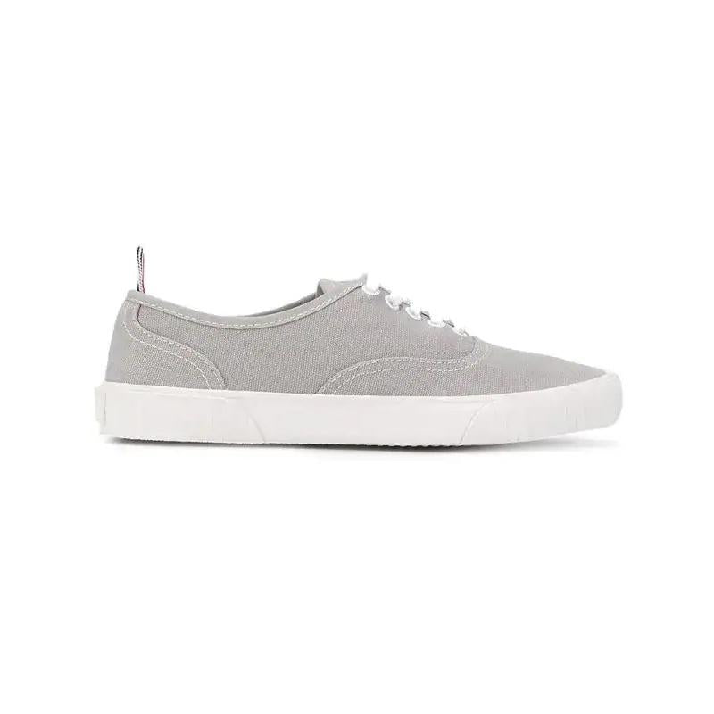 THOM BROWNE Canvas Low-Top Sneakers Women’s Gray
