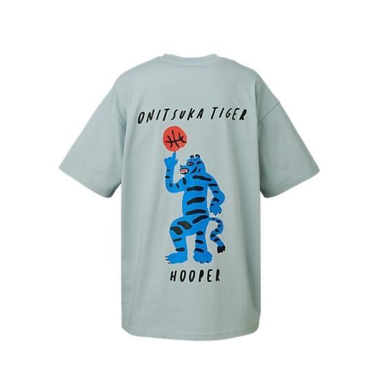 Onitsuka Tiger Short Sleeve T-Shirt for Men 2183B533 020 LIGHT GREY DOM
