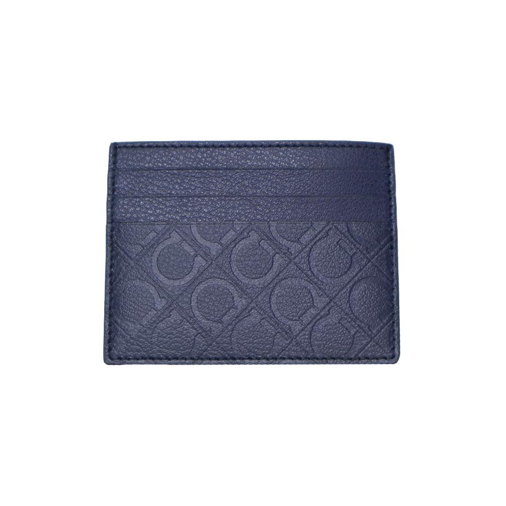 Ferragamo Men’s Leather Card Holder Wallet 661657 0783761