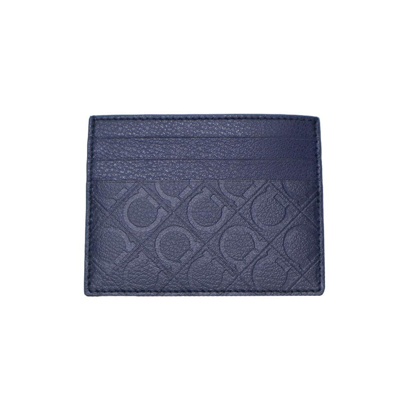 Ferragamo Men’s Leather Card Holder Wallet 661657 0783761
