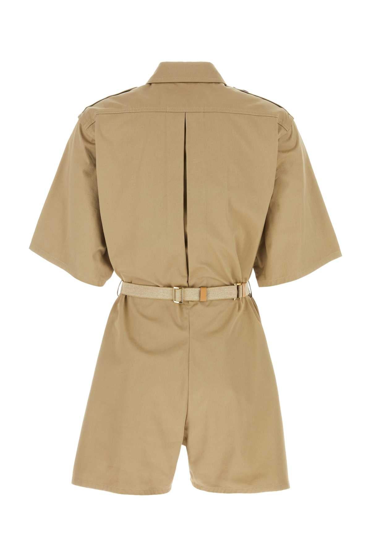 PRADA Black Wool-Blend Jumpsuit