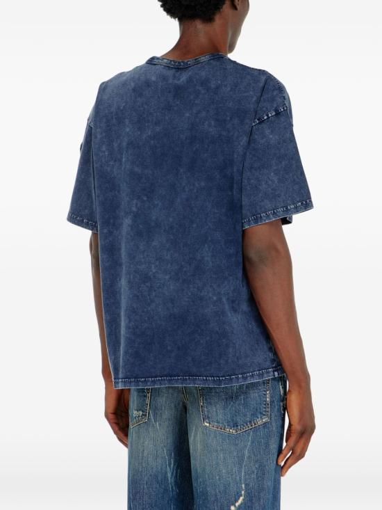 DIESEL T-BoxT DEN Graphic Short Sleeve T-Shirt Black Men