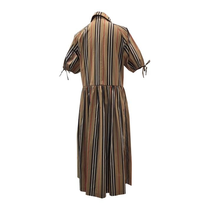 BURBERRY Maddington Check Short-Sleeve Ribbon Dress 8084317