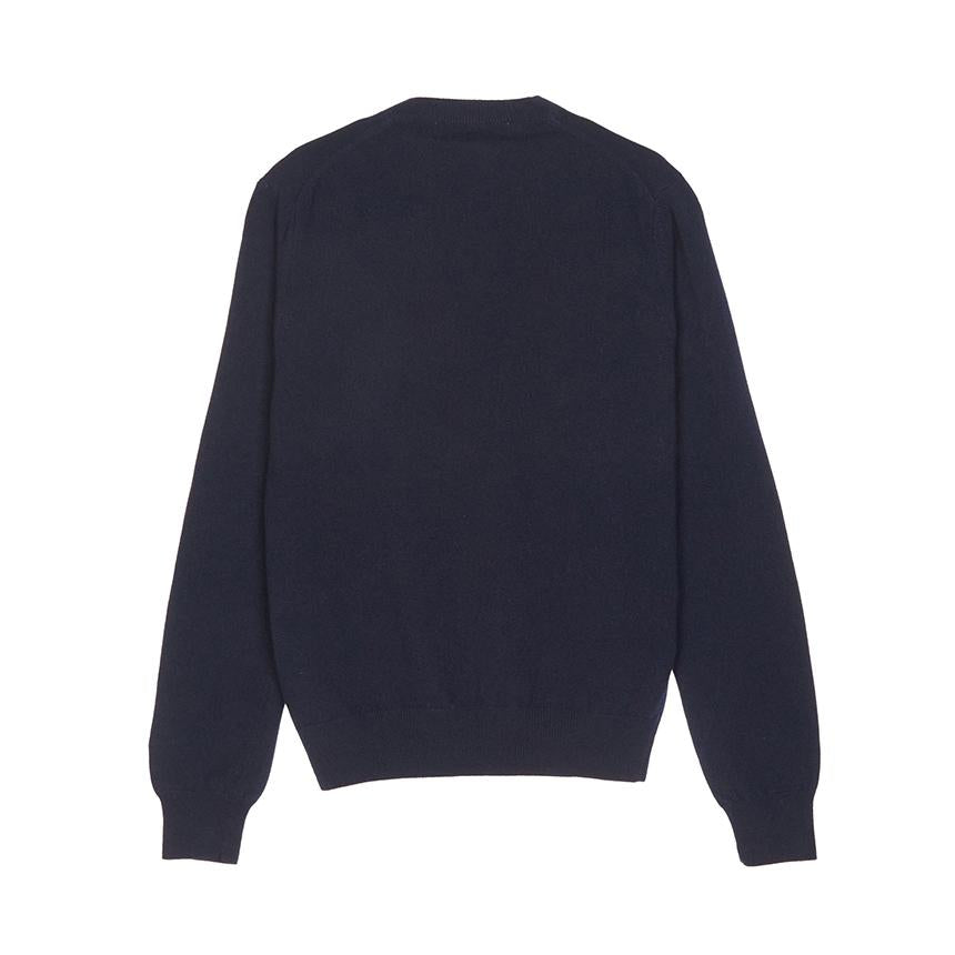 Comme des Garcons Invader Double Wappen Unisex V-Neck Knit Sweater AZ N086 051 2