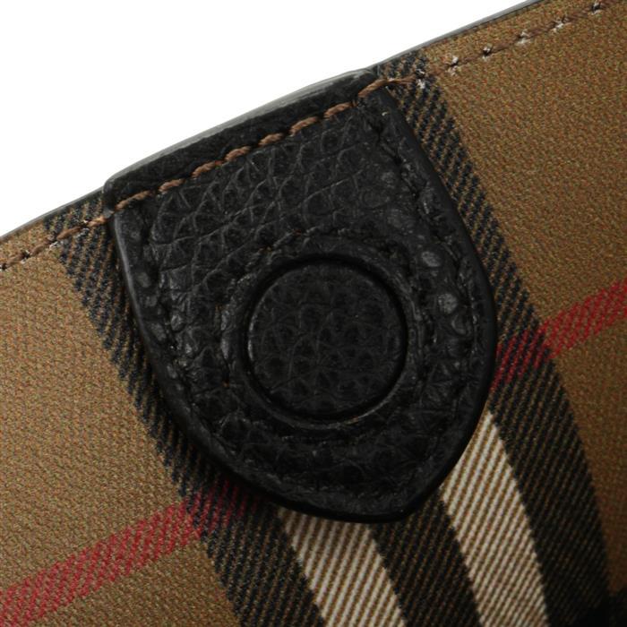 BURBERRY Double-Face Inner Check Bucket Shoulder Bag