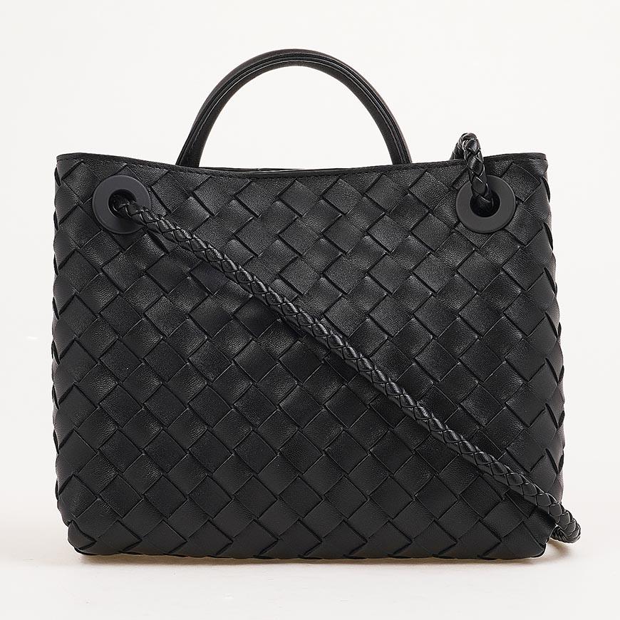 Bottega Veneta Small Andiamo Leather Tote Bag Black Women’s