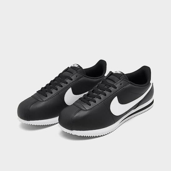 Nike Cortez Leather Sneakers Black White