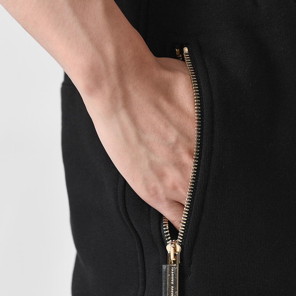 Giuseppe Zanotti Logo Embroidered Black Jogger Sweatpants