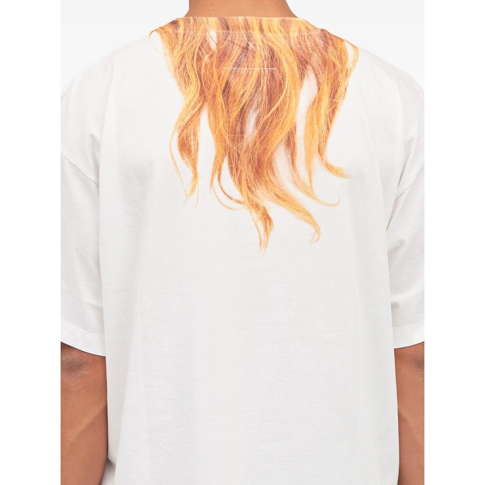 Maison Margiela White Short Sleeve Cotton T-Shirt Men