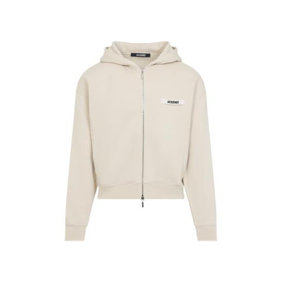 JACQUEMUS Grosgrain Hooded Zip Jacket Men’s Black HOM00257AJ00126150