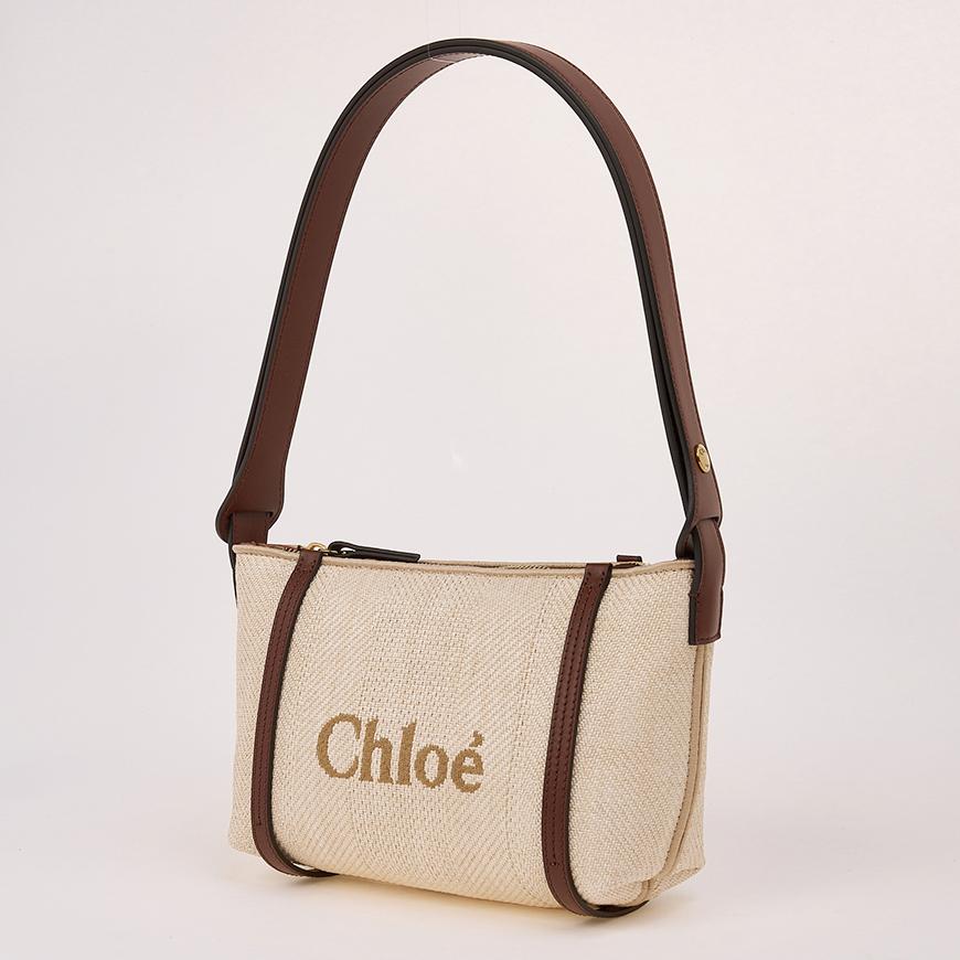 Chloe Women Raffia Keri Shoulder Bag