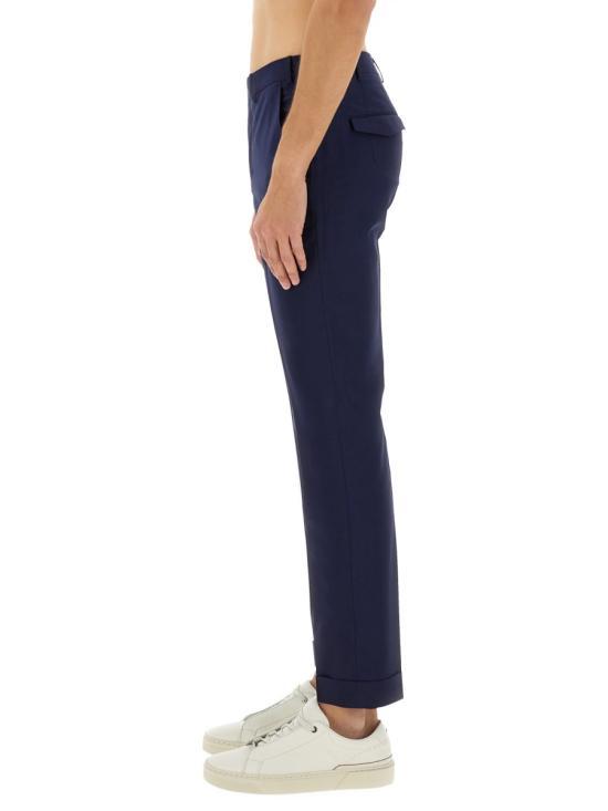PT TORINO Blue Straight Classic Pants for Men COAFMAZ00 CL1TO770350
