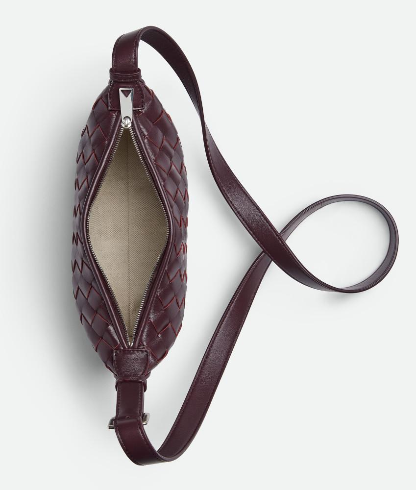 Bottega Veneta Dark Barolo Travel Phone Pouch