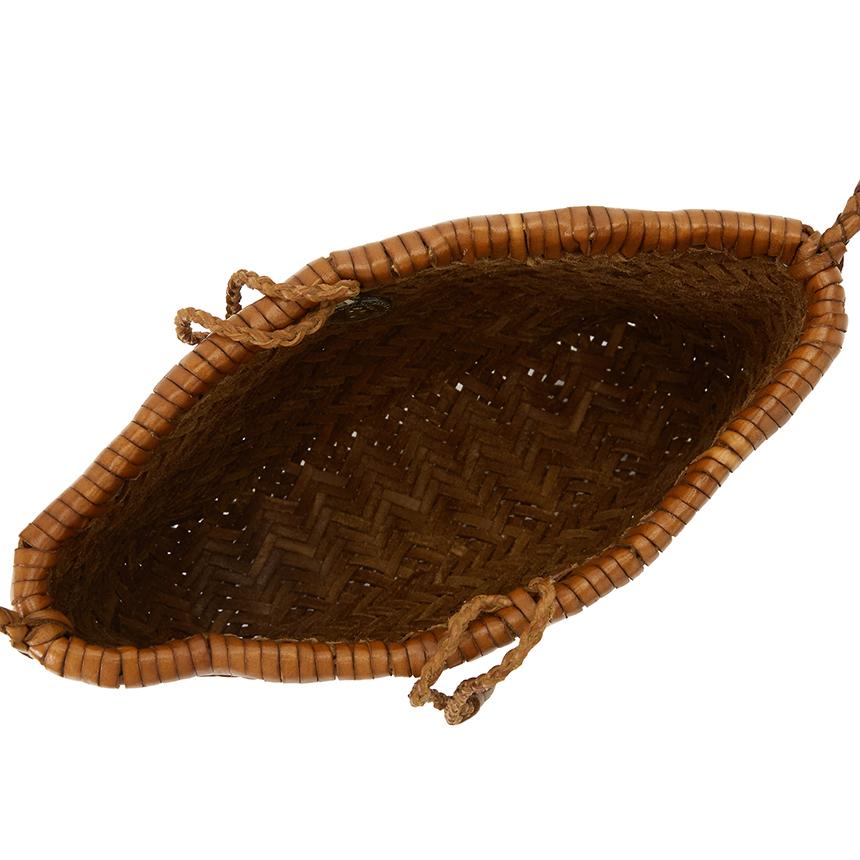 Dragon Diffusion Tan Leather Shoulder Bag for Women