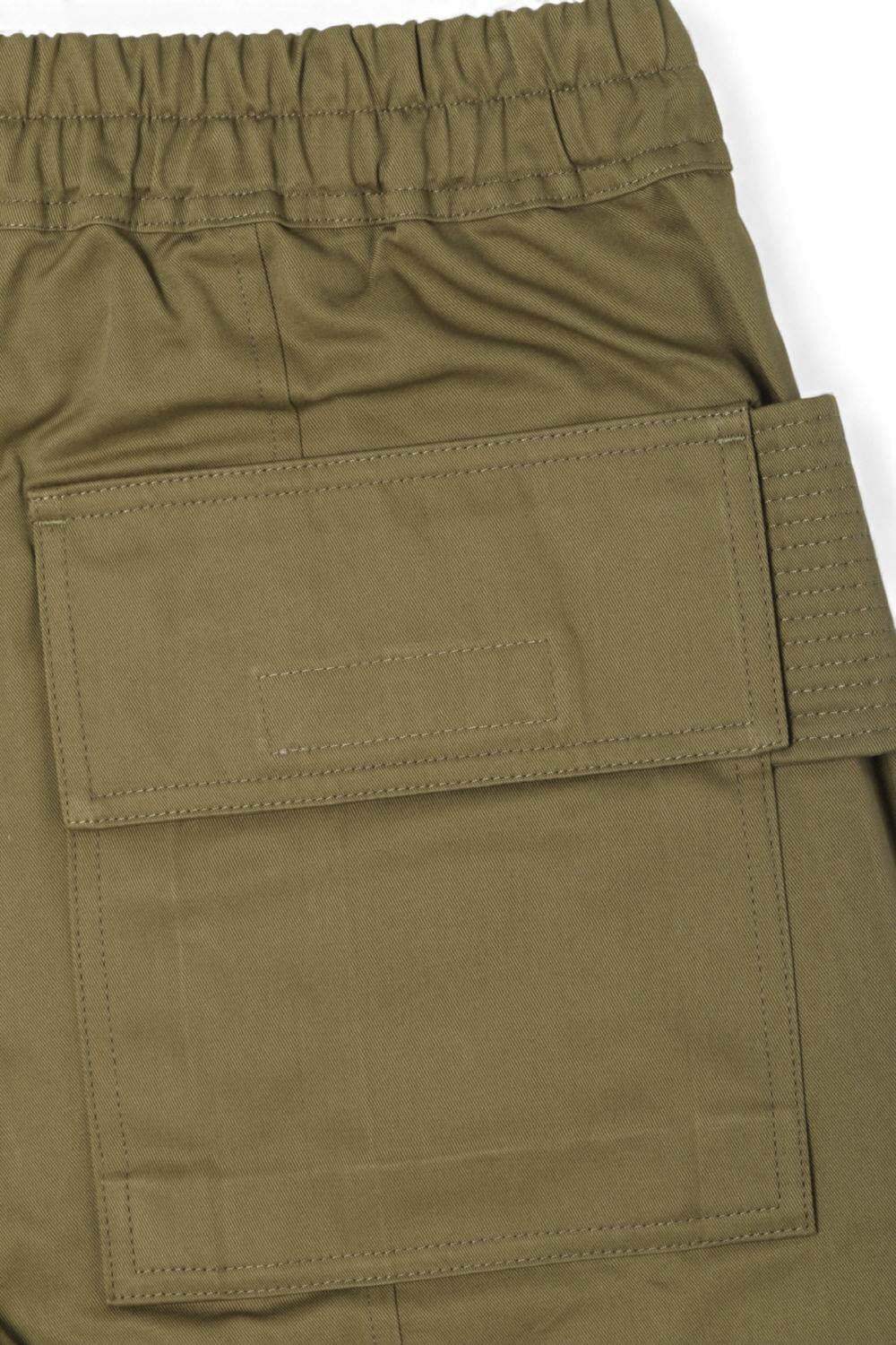 Rick Owens DRKSHDW Cotton Twill Wide Creatch Cargo Pants Pale Gr DU02C5394 TW 25