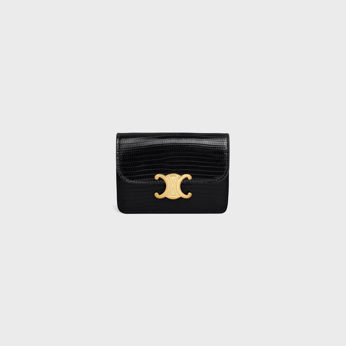 CELINE Leather Bifold Medium Wallet